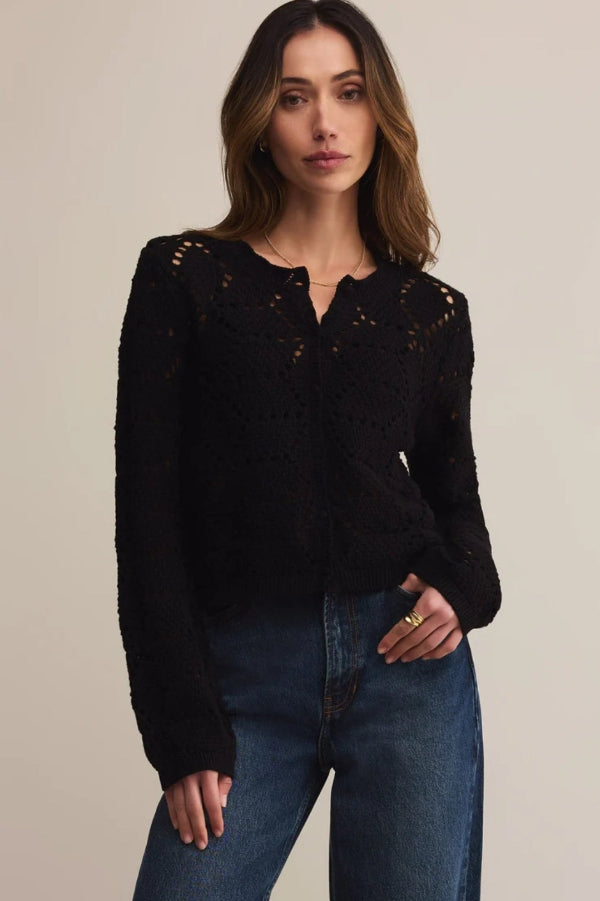 Rosalyn Sweater Cardigan Black