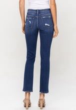 Mid Rise Slim Straight Ankle Length