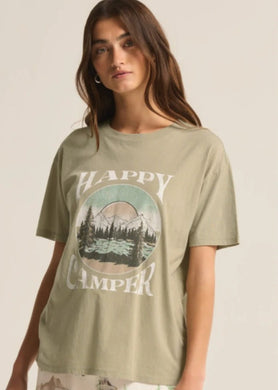 Happy Camper Boyfriend Tee