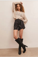 Faux Leather Shorts