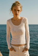 Tibi Scoop Mesh Sweater Black