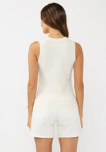 Ribbed Knot Front Sweater Tank