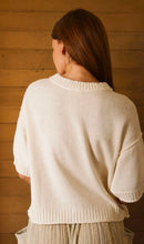 Raw Edge Detail Short Sleeve Knit Cardigan
