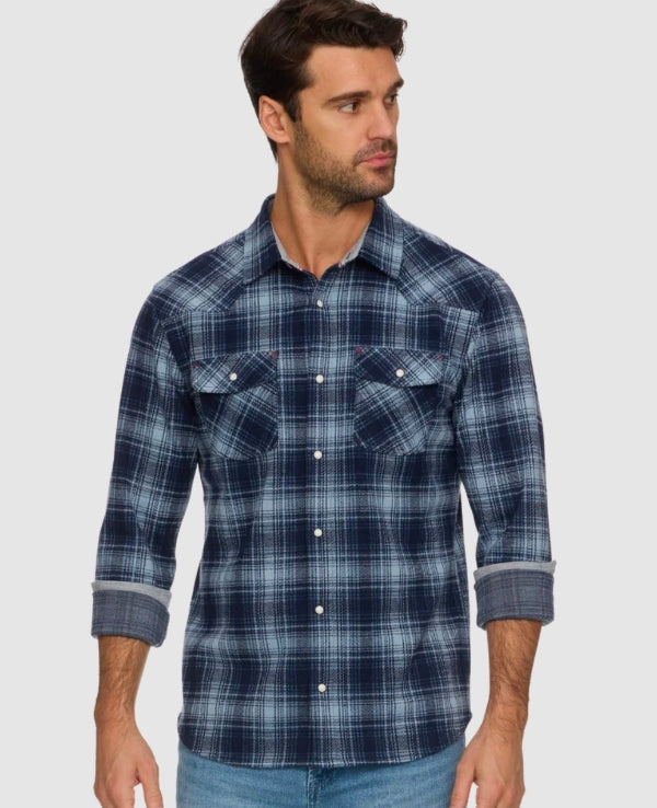 LOREDO LS WESTERN HERO KNIT FLANNEL