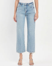 90'S SUPER HIGH RISE ANKLE SLIM WIDE JEANS
