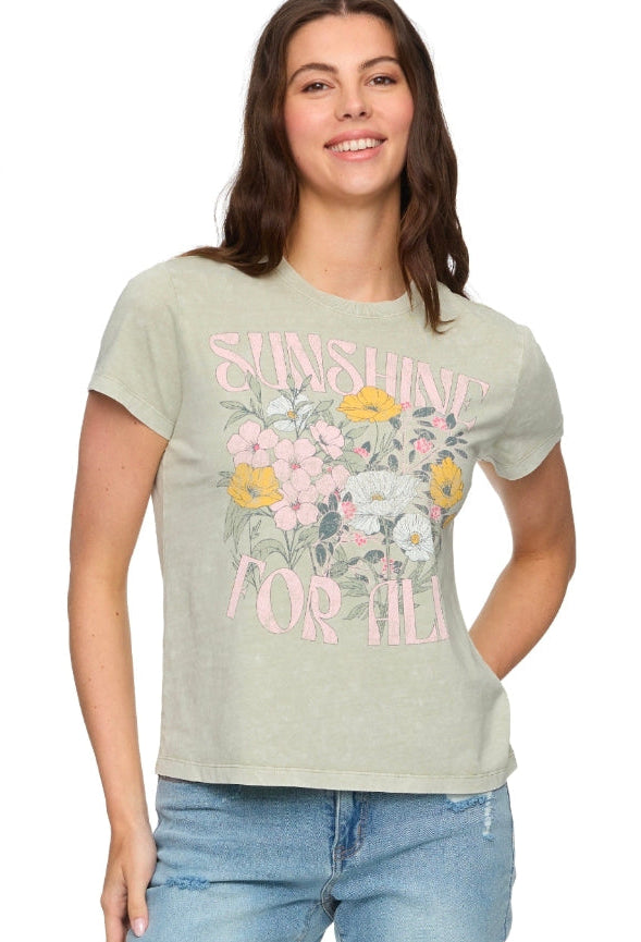 SUNSHINE FOR ALL SS GRAPHIC TEE