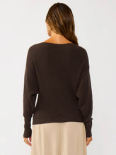 Long Sleeve Waffle Knit Pullover Sweater