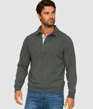 NEWTON FLEECED LS POLO