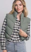 Cropped Vest With Adjustable Drawstrings