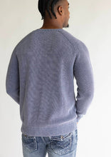 ALAMOSA ACID WASHED CREW NECK SWEATER