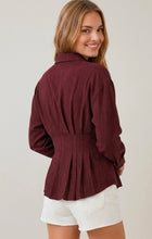 PLEATED SHIRT