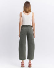 Super High Rise Elastic Waistband Barrel Jeans
