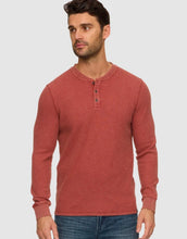 VINTAGE SOFT WAFFLE HENLEY
