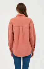 Rib Knit Exposed Seam Button Up Top