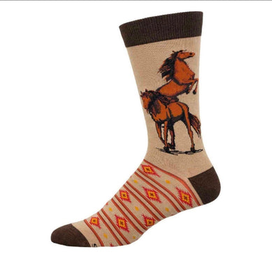 Wild, Wild, Horses Men's Socks