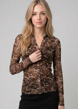 Mesh Button Down Shirt