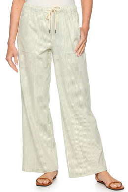 TRIANA RAILROAD WIDE LEG PULL ON PANT