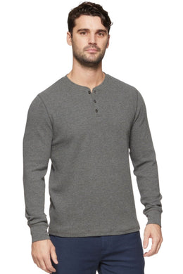 CHATSWORTH LS SOFT WAFFLE HENLEY