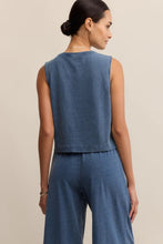 Sloane Jersey Denim Muscle Vintage Indigo