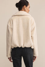 Amethyst Faux Fur Jacket Crystal