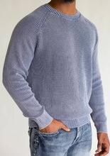 ALAMOSA ACID WASHED CREW NECK SWEATER