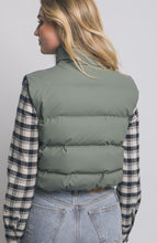 Cropped Vest With Adjustable Drawstrings