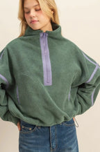 Fleece Half-Zip Pullover Jacket