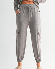 Brushed Hacci Cargo Lounge Jogger Pant Espresso