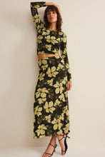 Taysha Ren Floral Mesh Top Sunnyside