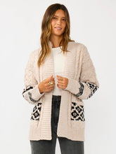 Cable Knit Pocket Cardigan