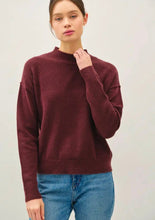 Highneck Basic Cropped Sweater Top