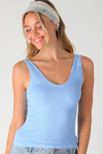 Reversible Scallop Edge Tank Top