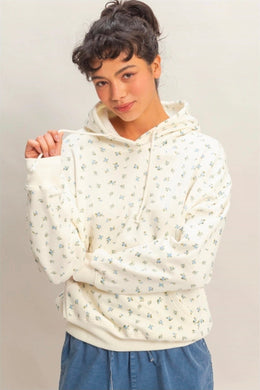 Ditsy Floral French Terry Hoodie