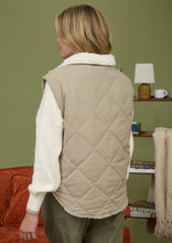 Quilted Zip Up Fleece Lined Puffer Vest