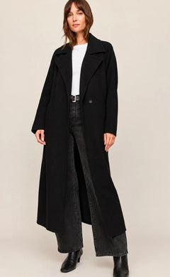 Crosby Cocoon Coat Black