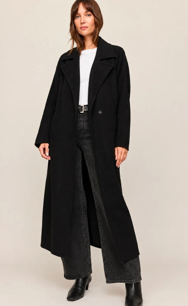 Crosby Cocoon Coat Black