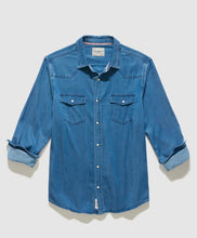 SACRAMENTO LS STRETCH CHAMBRAY WESTERN SHIRT