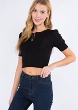 Front Tie Crop Top