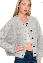 5 Button Wool Cardigan Sweater
