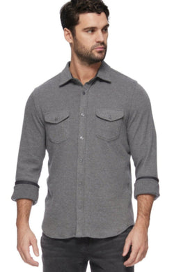 HERO SOLID TWILL KNIT FLANNEL SHIRT