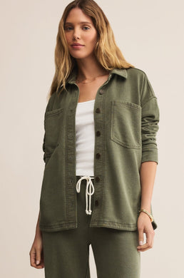 All Day Knit Jacket Hunter Green