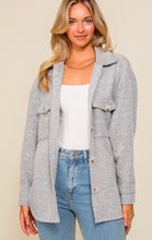 Cozy Brushed Waffle Oversized Shacket