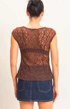 Lace Cap Sleeve Top