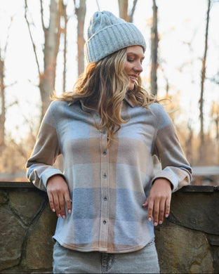 EARLING KNIT FLANNEL SHIRT