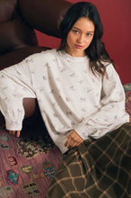 Horse Western Motif Long Sleeve Textured Knit Top