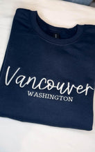 Custom Embroidered Sweatshirt, Custom City and State Shirt
