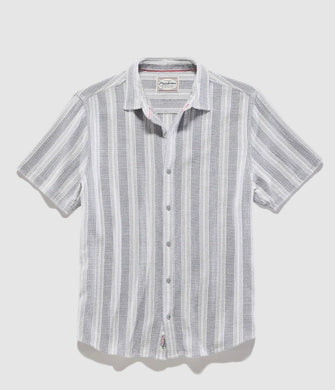 HUTCHINS SS TEXTURED STRIPE SHIRT