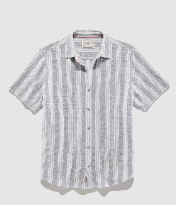 HUTCHINS SS TEXTURED STRIPE SHIRT