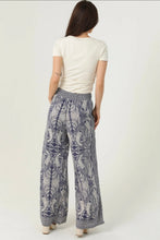 Fish Print Wide Leg Pants