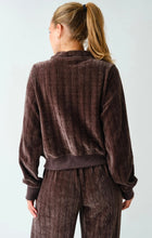 Groove-Track Textured Zip-Up Jacket